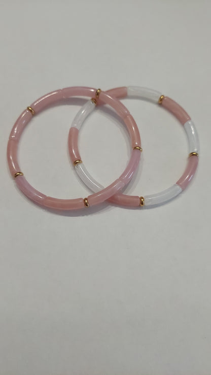 Bracelet Petit Mia rose nude
